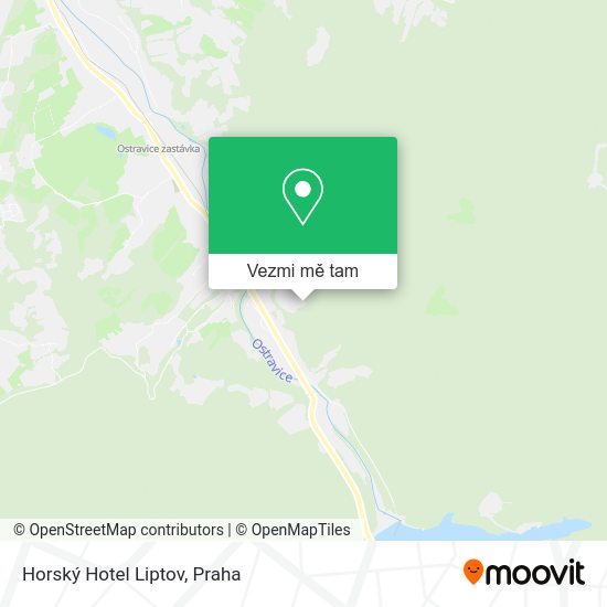 Horský Hotel Liptov mapa