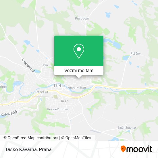 Disko Kavárna mapa