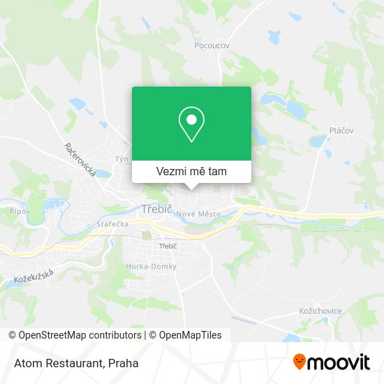 Atom Restaurant mapa
