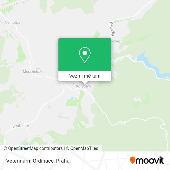 Veterinární Ordinace mapa