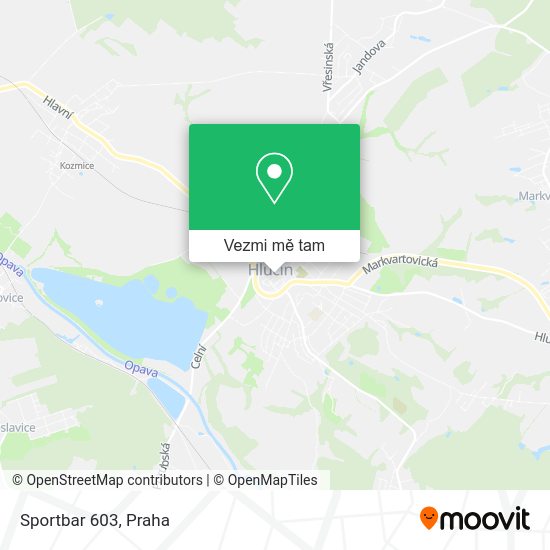 Sportbar 603 mapa