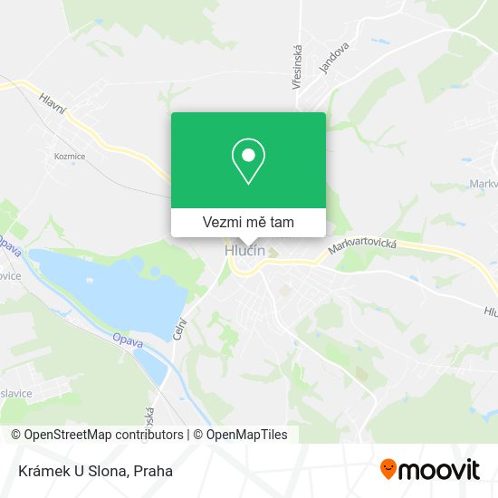 Krámek U Slona mapa