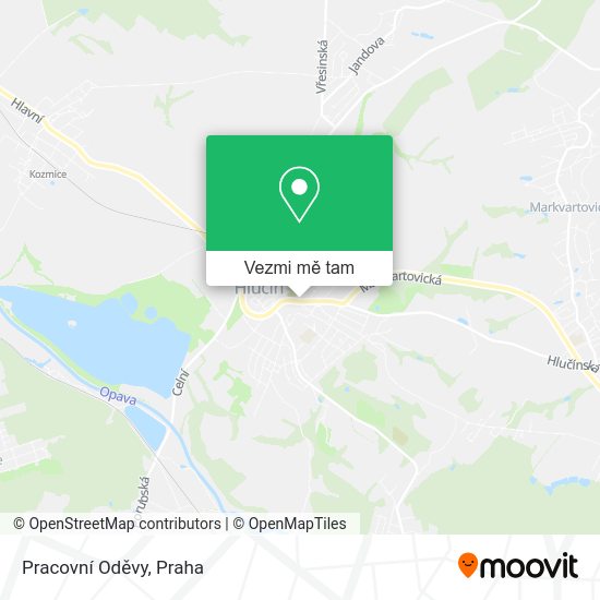 Pracovní Oděvy mapa