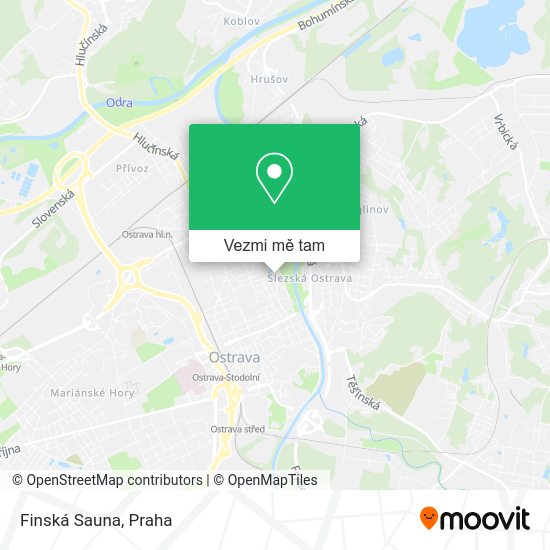 Finská Sauna mapa