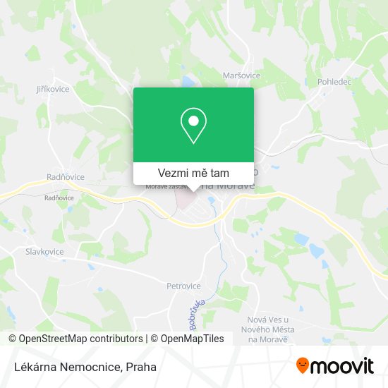 Lékárna Nemocnice mapa