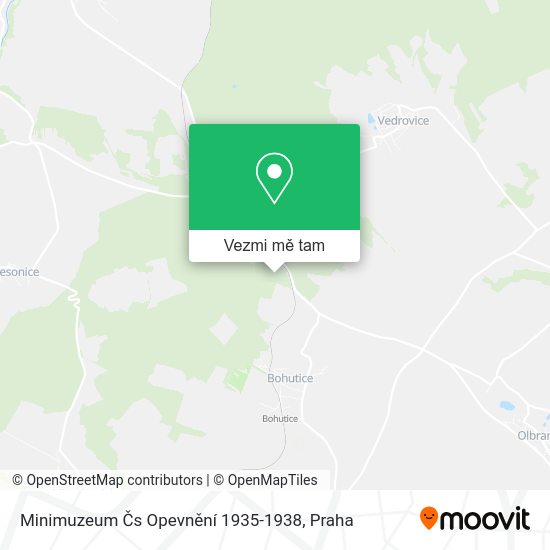 Minimuzeum Čs Opevnění 1935-1938 mapa