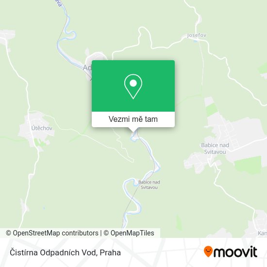 Čistírna Odpadních Vod mapa