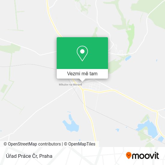Úřad Práce Čr mapa
