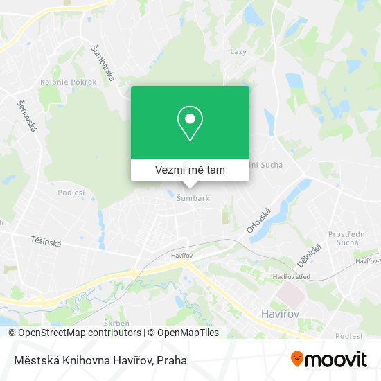 Městská Knihovna Havířov mapa