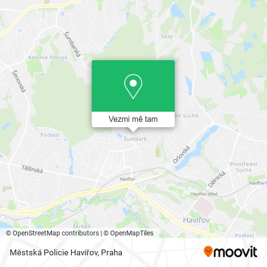 Městská Policie Havířov mapa
