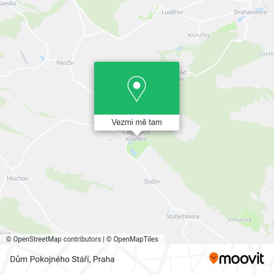 Dům Pokojného Stáří mapa