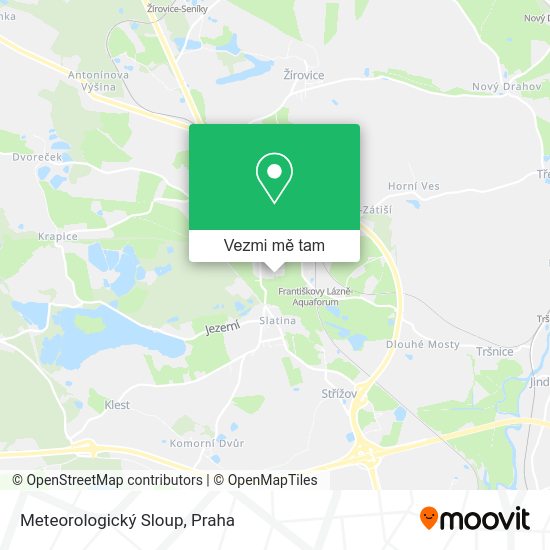 Meteorologický Sloup mapa