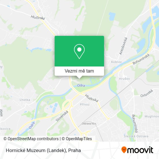Hornické Muzeum (Landek) mapa