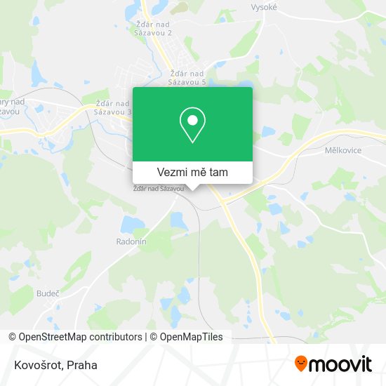 Kovošrot mapa
