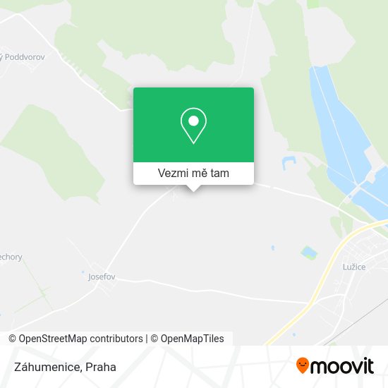 Záhumenice mapa