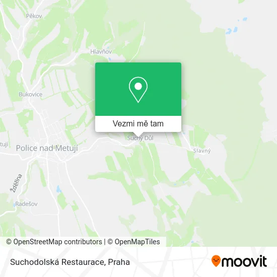 Suchodolská Restaurace mapa