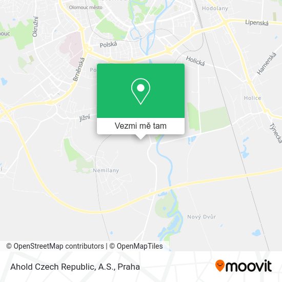 Ahold Czech Republic, A.S. mapa