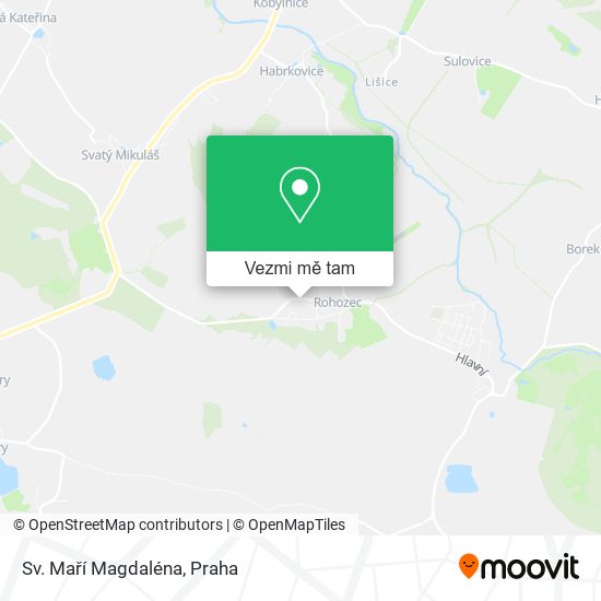 Sv. Maří Magdaléna mapa