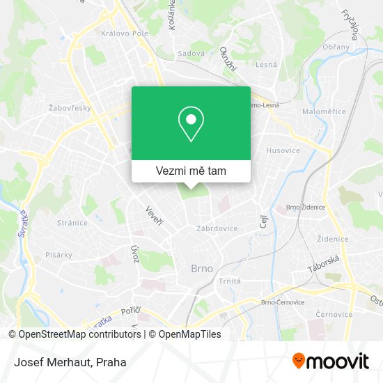 Josef Merhaut mapa