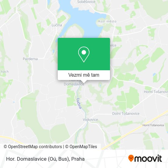 Hor. Domaslavice (Oú, Bus) mapa