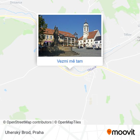 Uherský Brod mapa