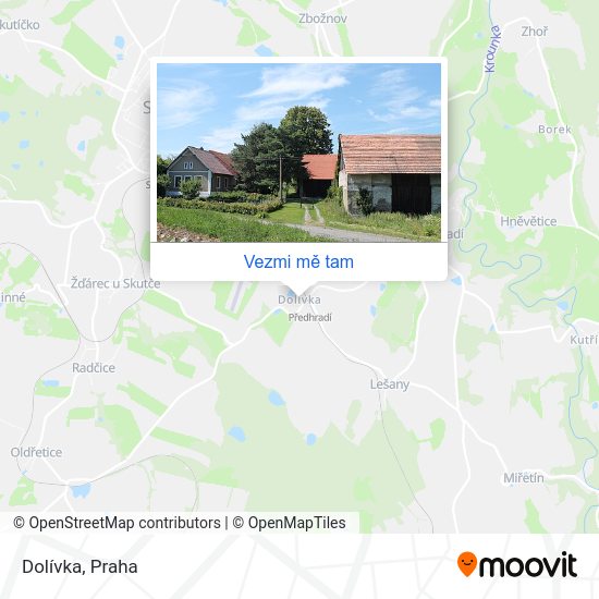 Dolívka mapa