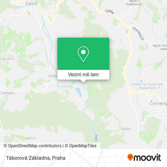 Táborová Základna mapa