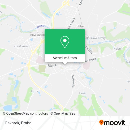 Oskárek mapa