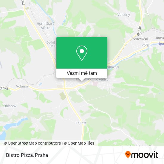 Bistro Pizza mapa
