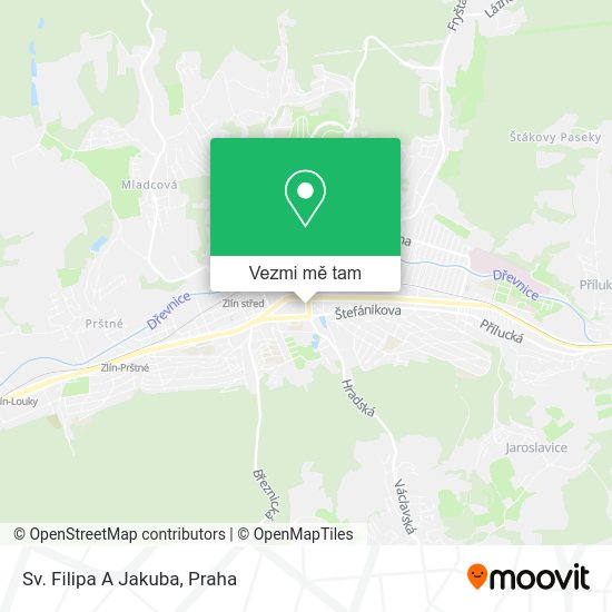 Sv. Filipa A Jakuba mapa
