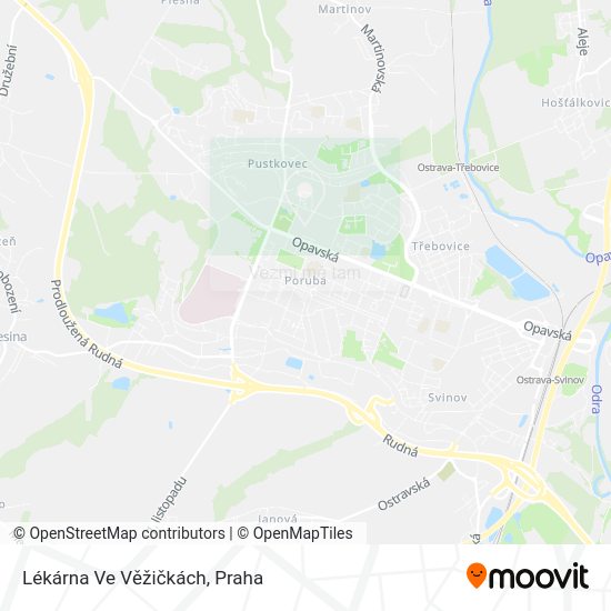 Lékárna Ve Věžičkách mapa