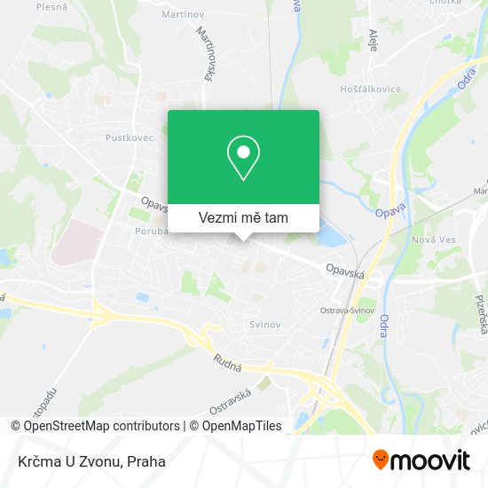 Krčma U Zvonu mapa