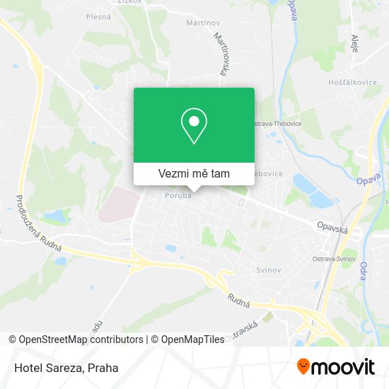 Hotel Sareza mapa