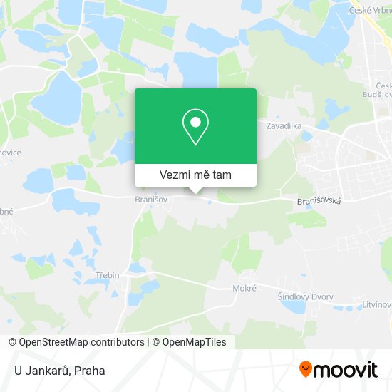 U Jankarů mapa