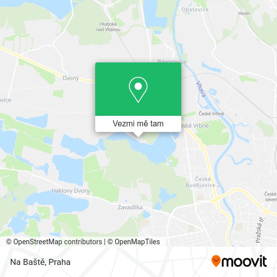 Na Baště mapa