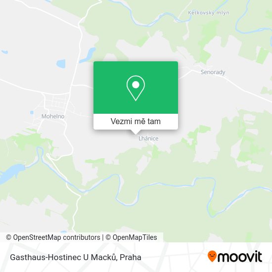 Gasthaus-Hostinec U Macků mapa