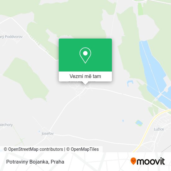 Potraviny Bojanka mapa