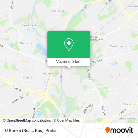 U Boříka (Rest., Bus) mapa