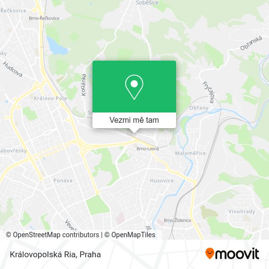 Královopolská Ria mapa