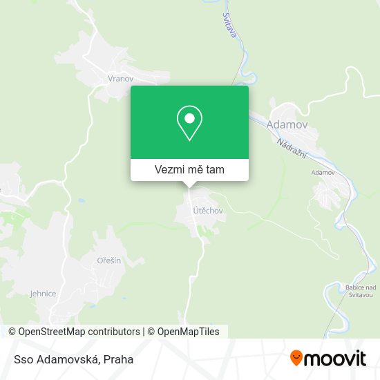 Sso Adamovská mapa