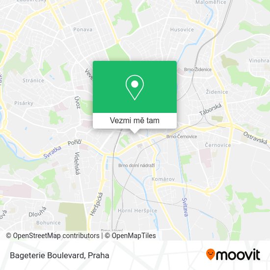 Bageterie Boulevard mapa