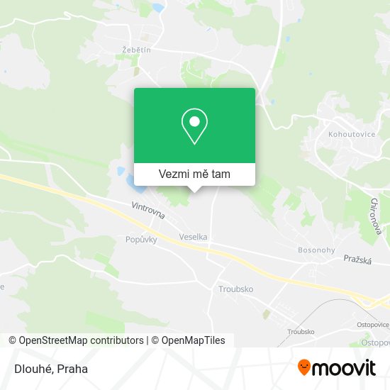 Dlouhé mapa