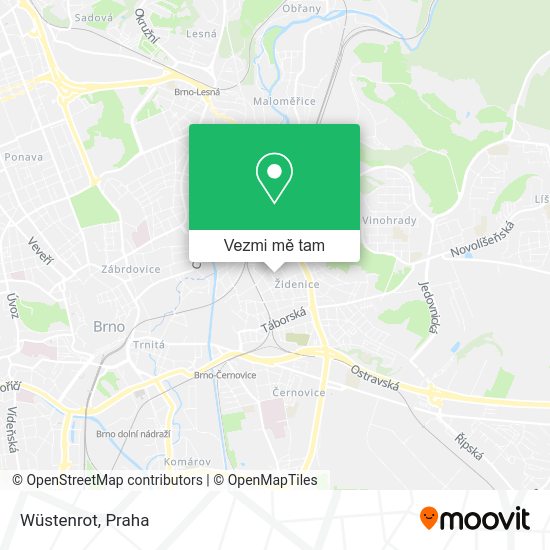 Wüstenrot mapa