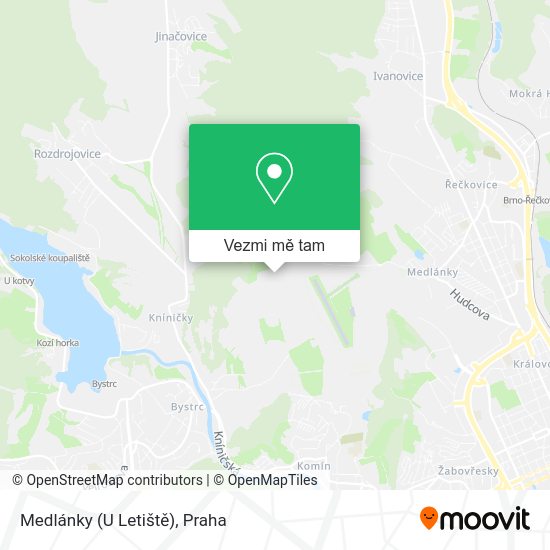 Medlánky (U Letiště) mapa