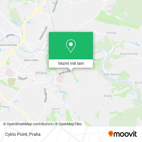 Cyklo Point mapa