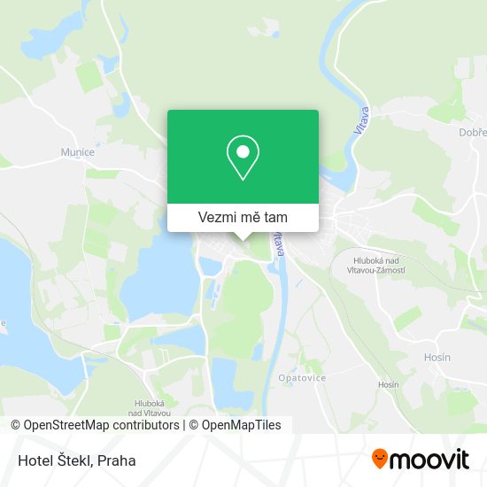 Hotel Štekl mapa