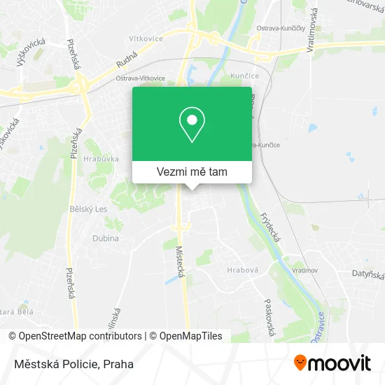 Městská Policie mapa