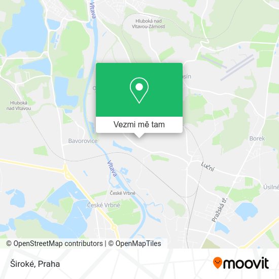 Široké mapa