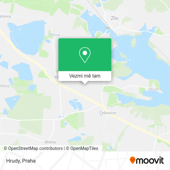 Hrudy mapa