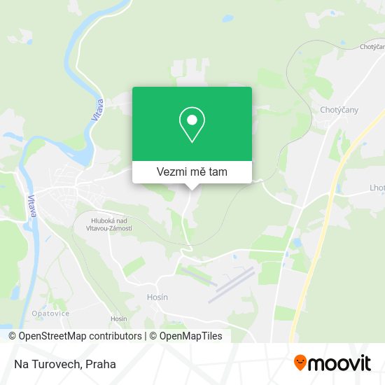 Na Turovech mapa